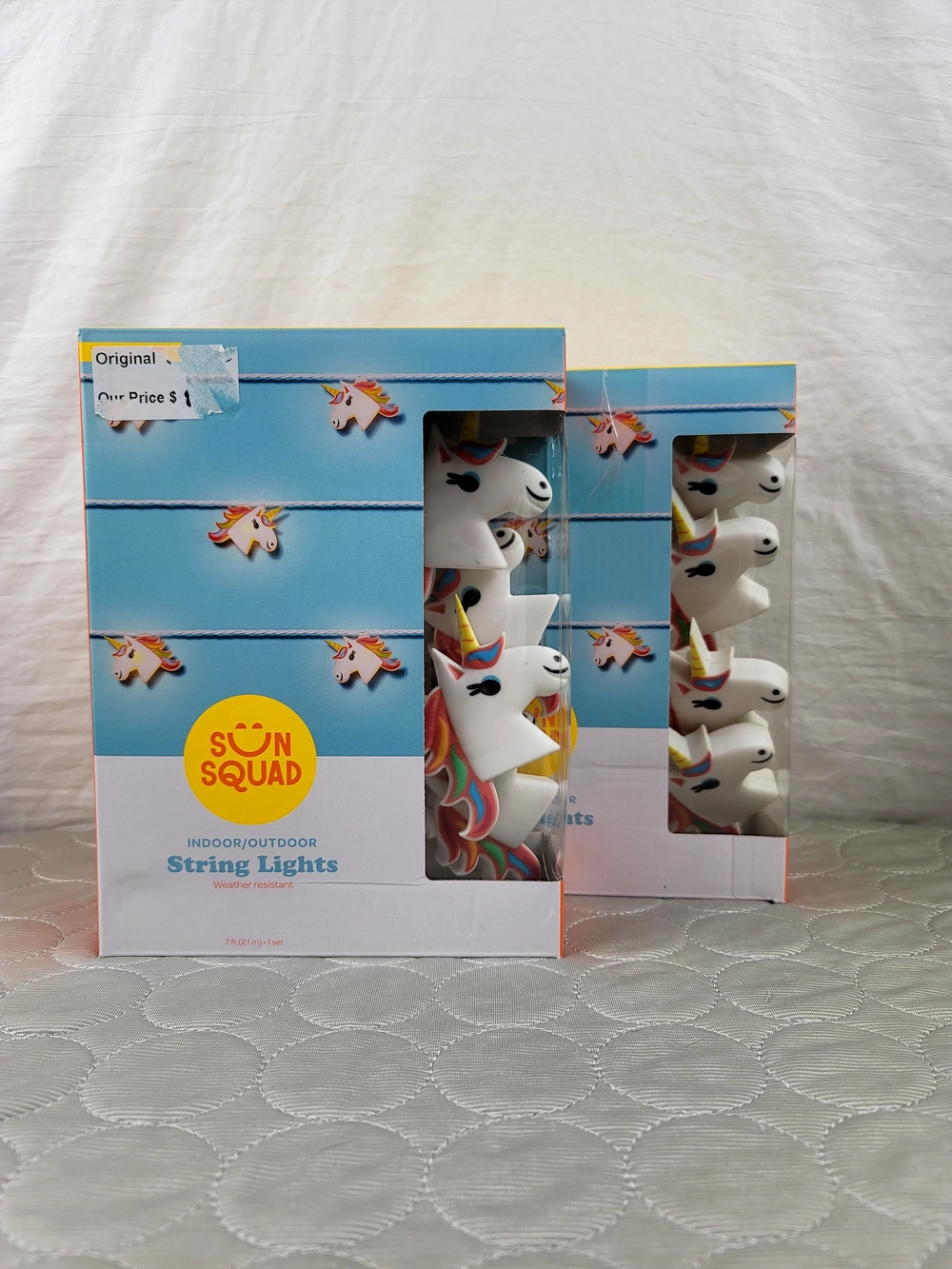2 Box Lot Sun Squad Unicorn String Lights 10ct Weather Resistant NWT Target